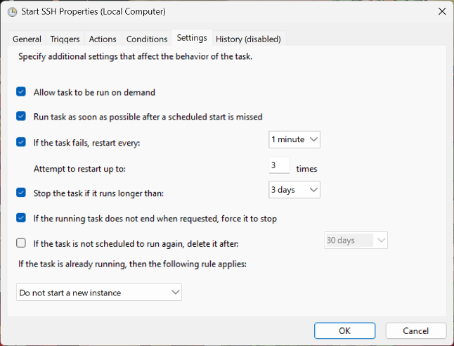 Setup SSHFS Win Details